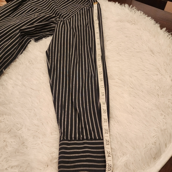 Perry Ellis Men's shirt/XL/ Black with Stripe/Pre-owned EXCELLENT CONDITION - Picture 12 of 13